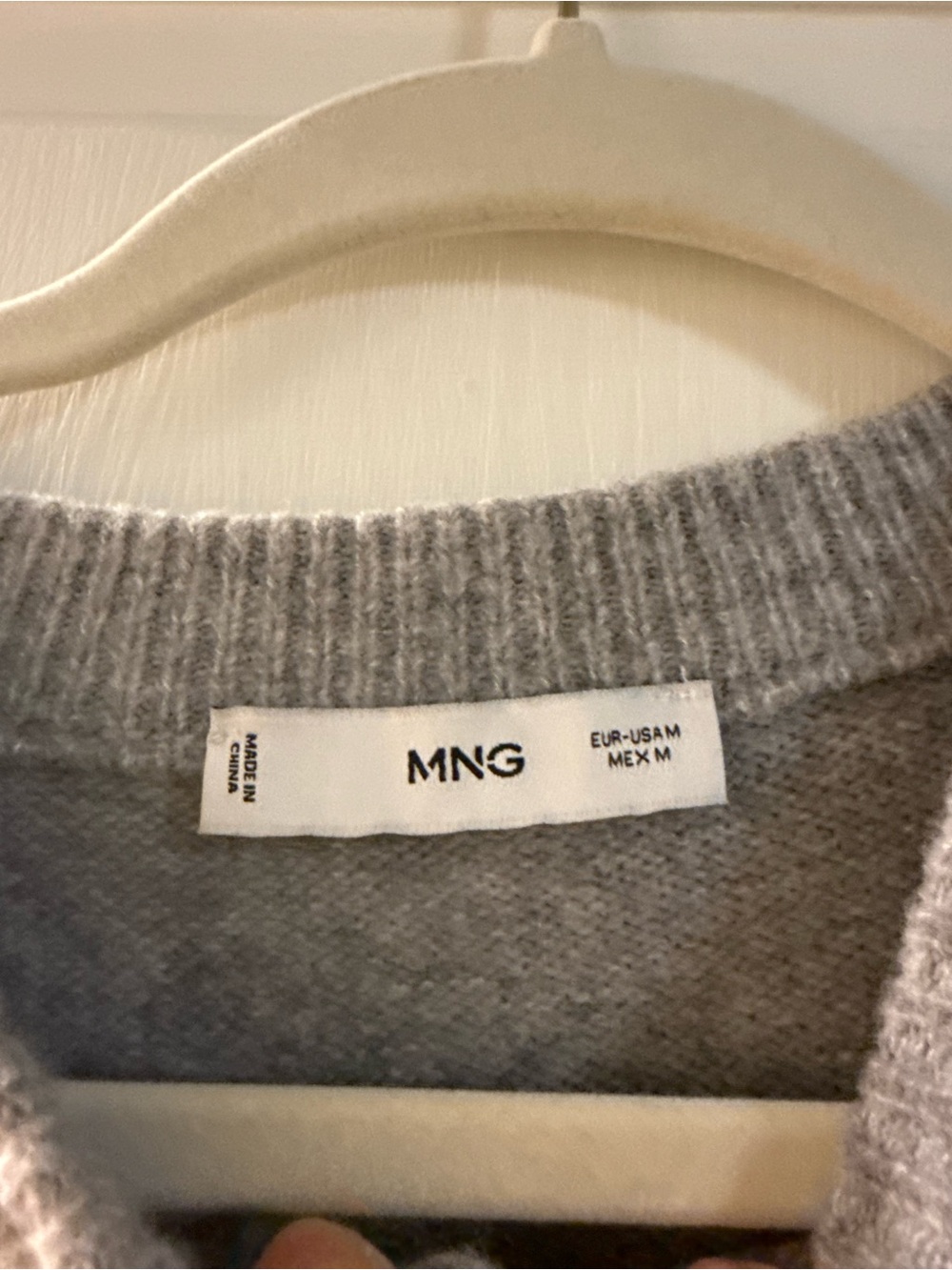 Mango Ruffle Grey Cardigan - Picture 2 of 3